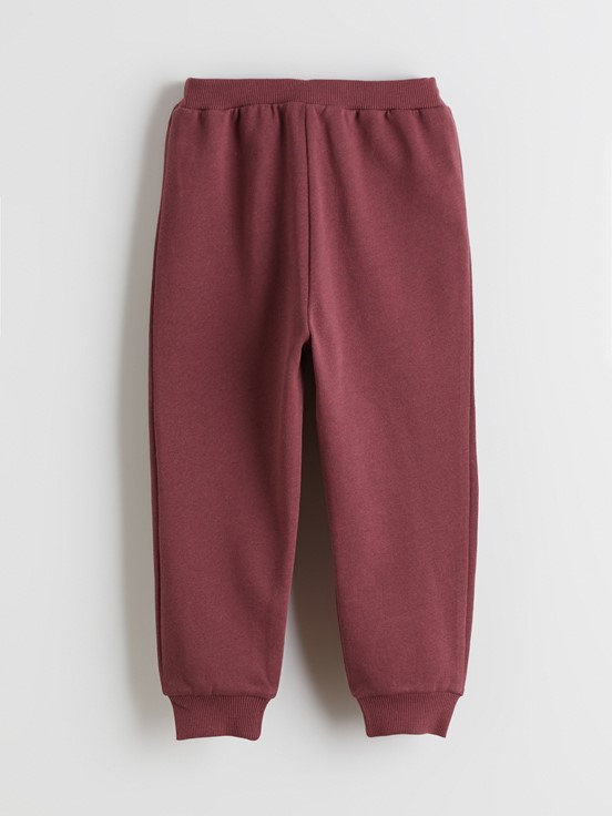 Beli Lastikli Basic Erkek Bebek Jogger Eşofman Altı 3'lü BORDO