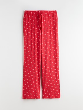 Pijama Takım KIRMIZI BASKILI