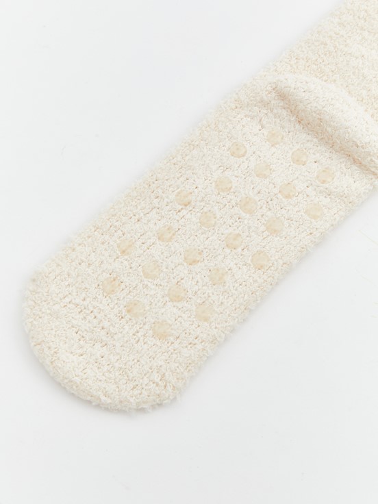 Ev Çorabı KREM RENGİ