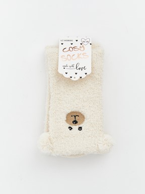 Ev Çorabı KREM RENGİ