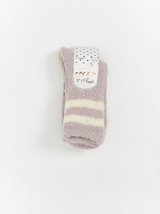 Ev Çorabı MAT LİLA