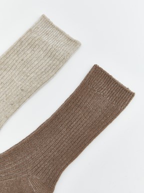 Soket Çorap AÇIK KAHVERENGI
