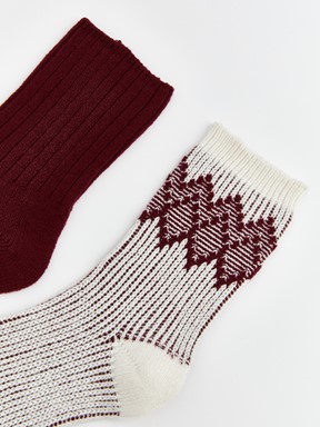 Soket Çorap BORDO