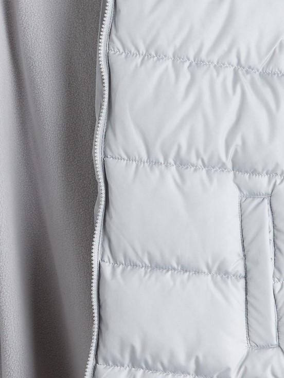 Şişme Mont MAT GRİ