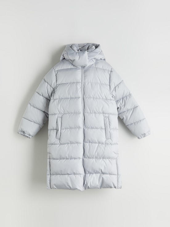 Şişme Mont MAT GRİ