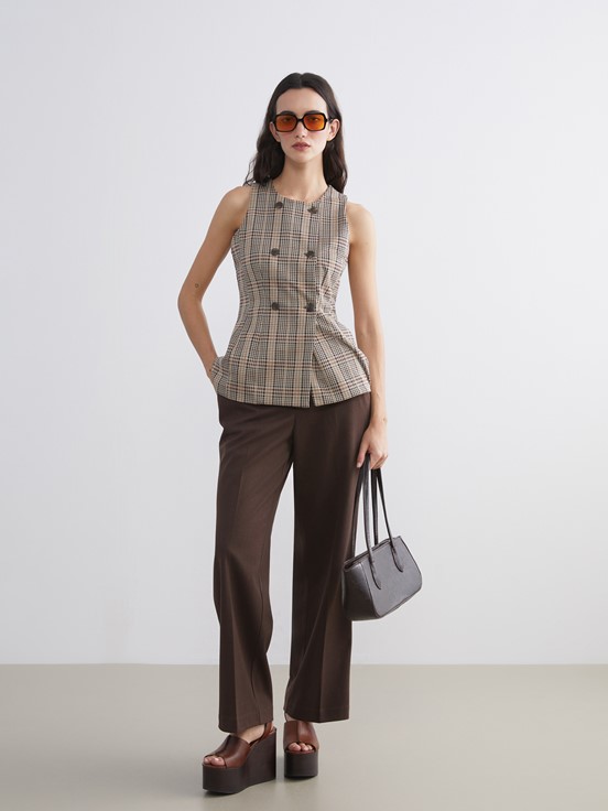 Pantolon KOYU KAHVERENGİ