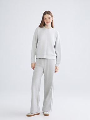 Sweatshirt AÇIK GRİ MELANJ