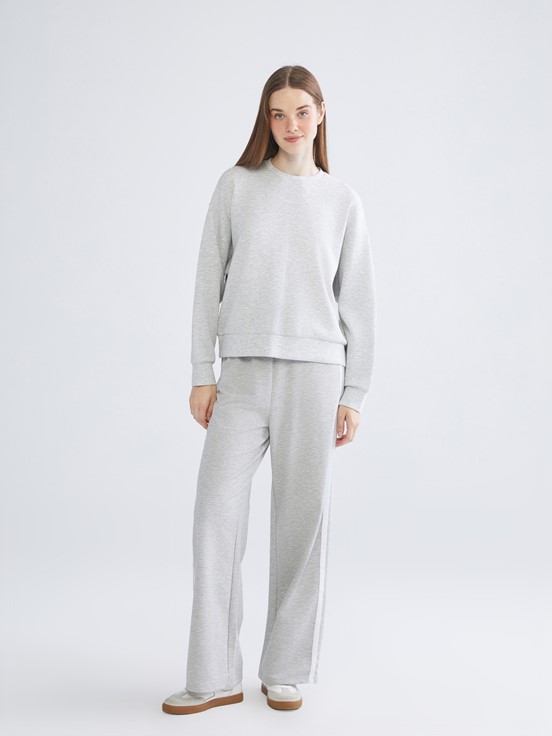 Sweatshirt AÇIK GRİ MELANJ