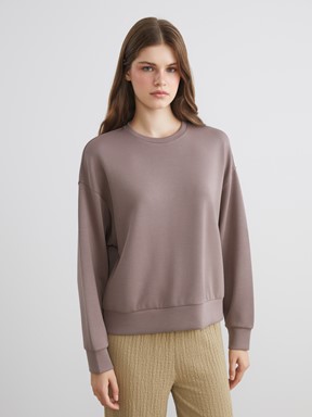 Sweatshirt AÇIK GRİ MELANJ