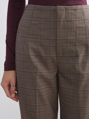 Pantolon KAHVERENGİ EKOSELİ