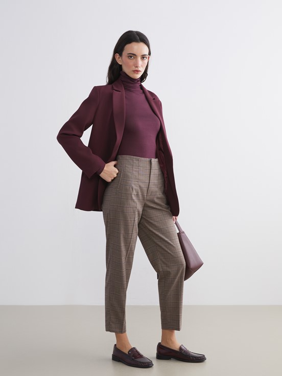 Pantolon KAHVERENGİ EKOSELİ