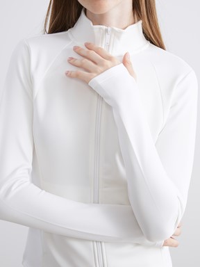 Fermuarlı Sweatshirt EKRU