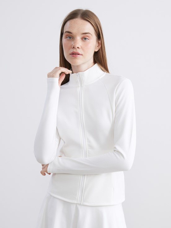 Fermuarlı Sweatshirt EKRU