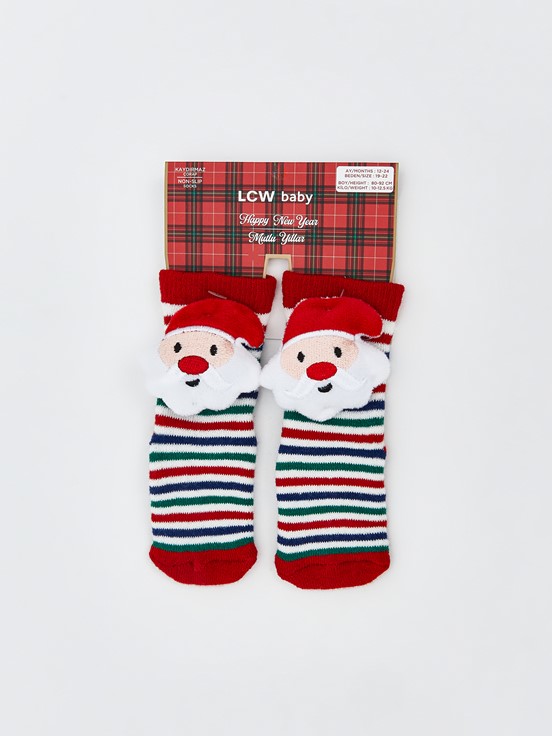 Ev Çorabı CANLI KIRMIZI