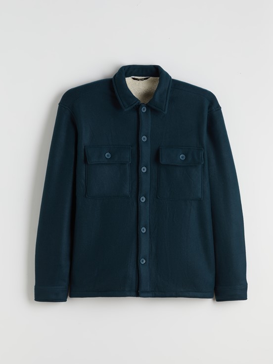 Gömlek Ceket PETROL MAVİ
