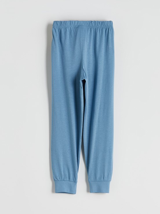 Pijama Alt KOYU PETROL BASKILI