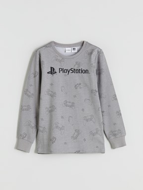 Pijama Takım GRİ BASKILI