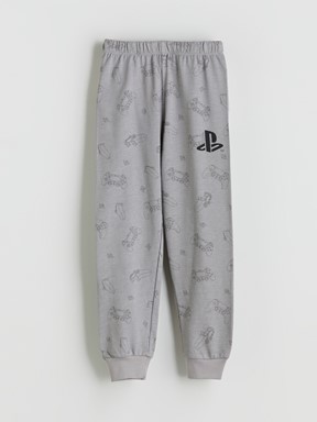 Pijama Takım GRİ BASKILI