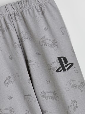 Pijama Takım GRİ BASKILI