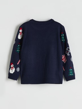 Kazak LACİVERT JAKARLI