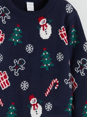 Kazak LACİVERT JAKARLI