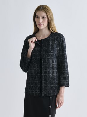 Hırka SİYAH JAKARLI