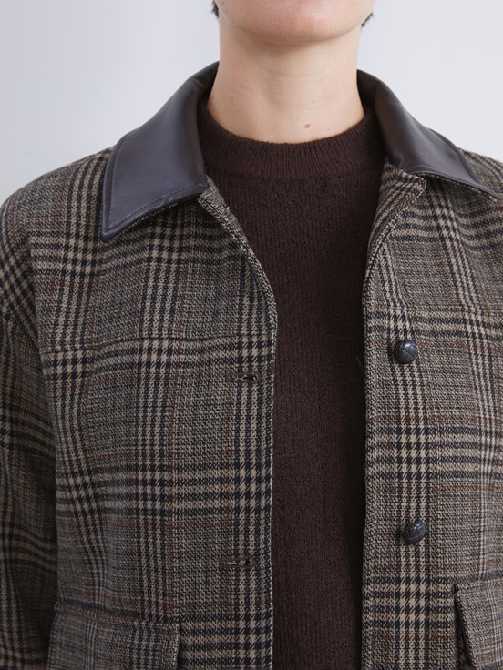 Ceket KAHVERENGİ EKOSELİ