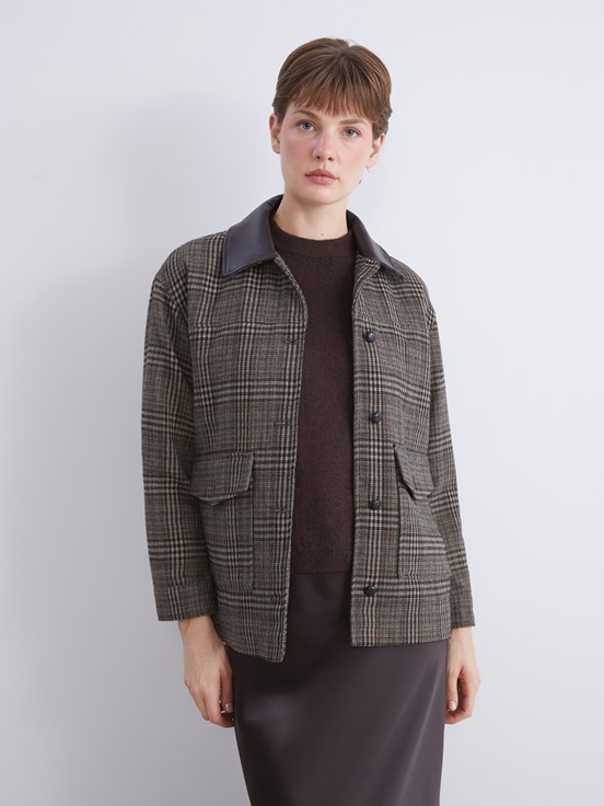 Ceket KAHVERENGİ EKOSELİ