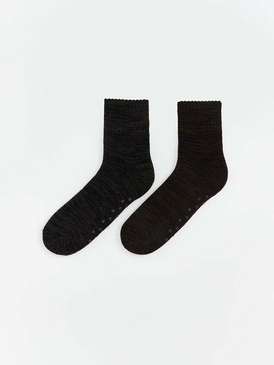 Soket Çorap KARIŞIK RENK İPLİĞİ BOYALI