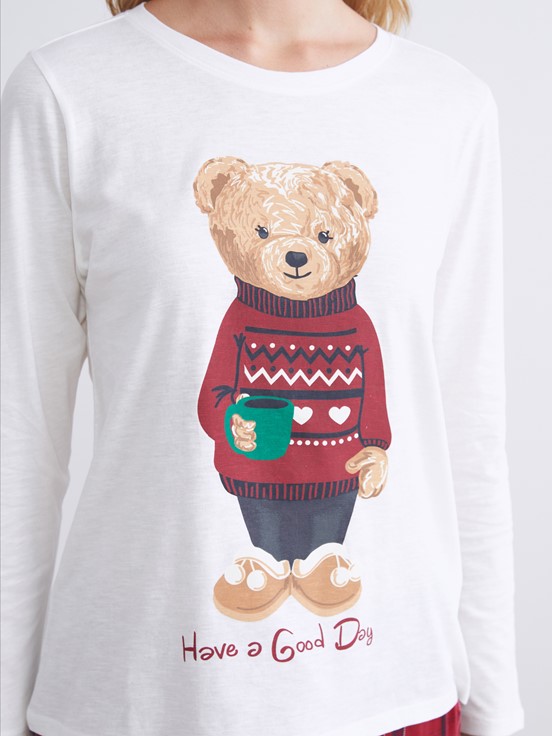 Pijama Takım BORDO EKOSELİ