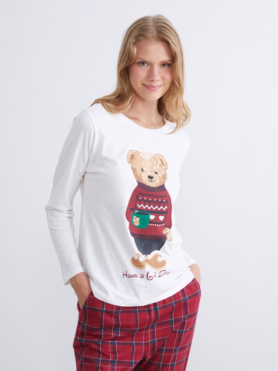 Pijama Takım BORDO EKOSELİ