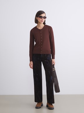 Hırka KOYU KAHVERENGİ