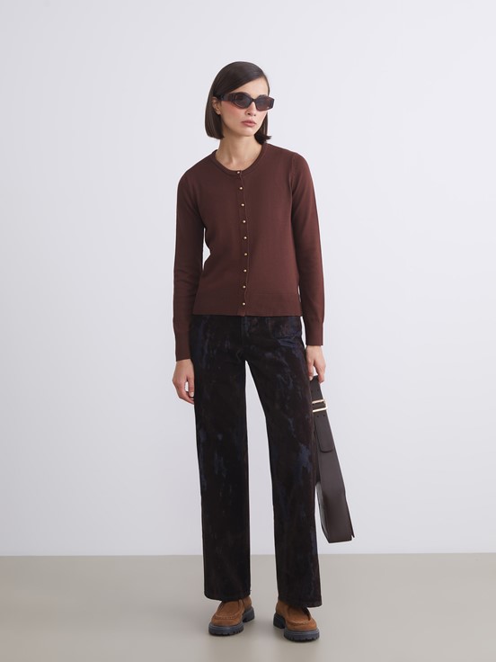 Hırka KOYU KAHVERENGİ