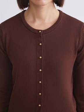 Hırka KOYU KAHVERENGİ