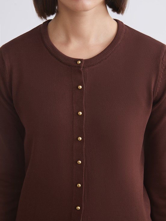 Hırka KOYU KAHVERENGİ