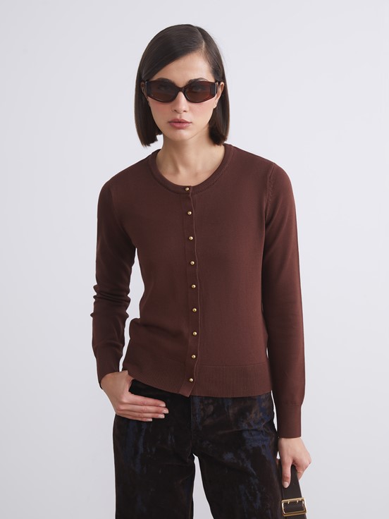 Hırka KOYU KAHVERENGİ