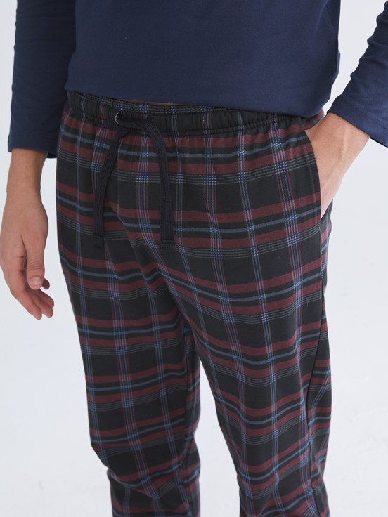 Pijama Alt GRİ BASKILI