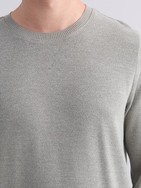 Sweatshirt AÇIK YEŞİL JAKARLI