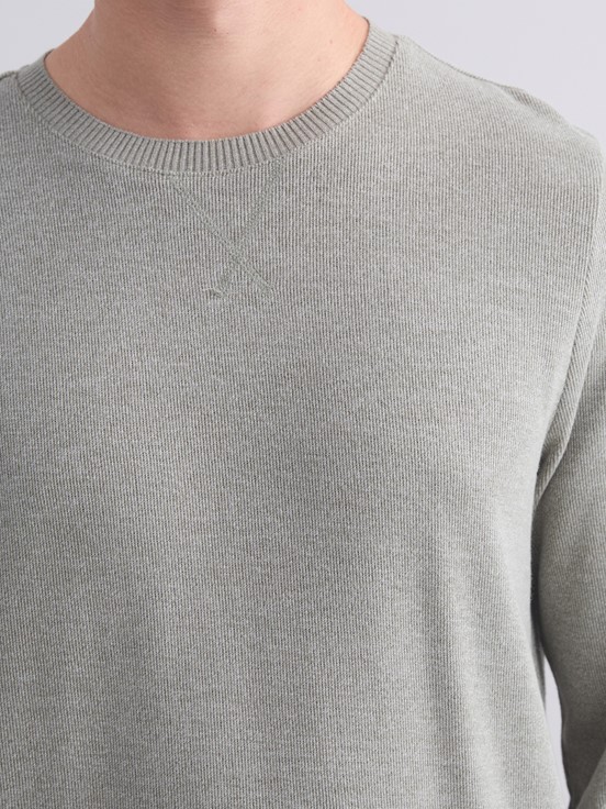 Sweatshirt AÇIK YEŞİL JAKARLI