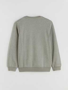 Sweatshirt AÇIK YEŞİL JAKARLI