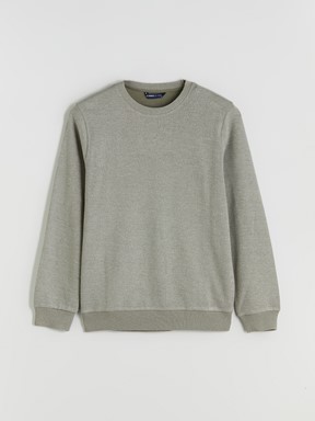 Sweatshirt AÇIK YEŞİL JAKARLI