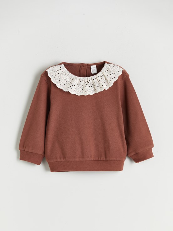 Sweatshirt KAHVERENGİ