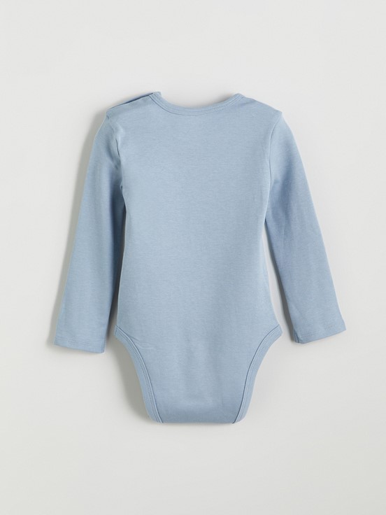 Çıtçıtlı Body MAT MAVİ