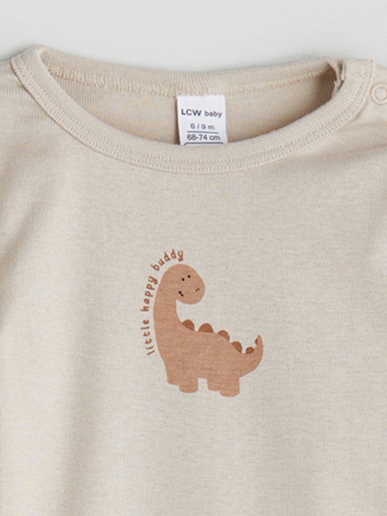 Çıtçıtlı Body BEJ