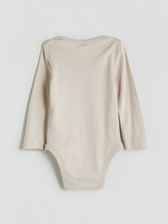 Çıtçıtlı Body BEJ