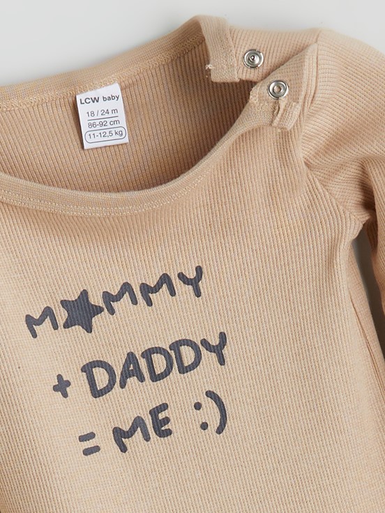 Çıtçıtlı Body BEJ