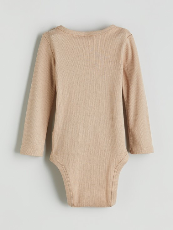 Çıtçıtlı Body BEJ