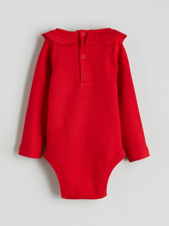 Çıtçıtlı Body KIRMIZI