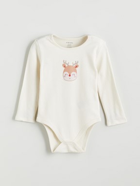 Çıtçıtlı Body KIRMIZI BASKILI