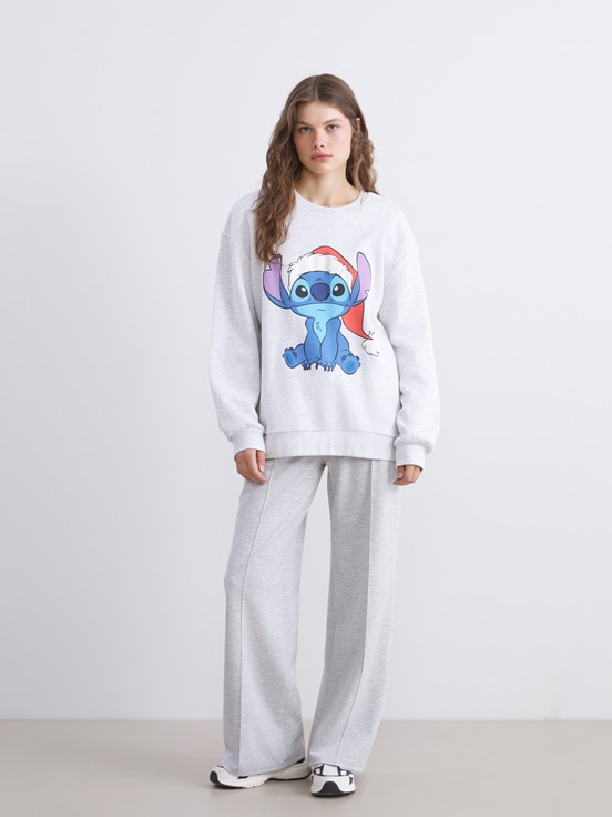 Sweatshirt AÇIK GRİ MELANJ